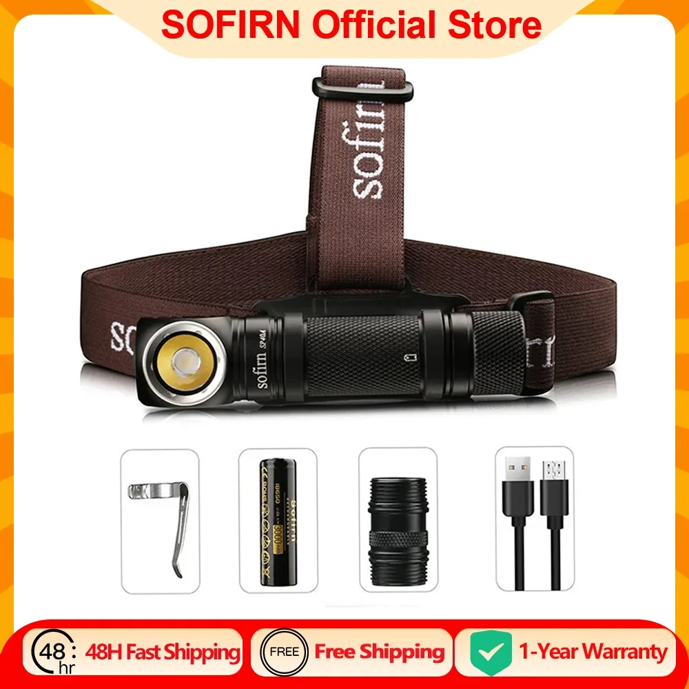 소피른 SP40A 헤드램프와 구성품 세트