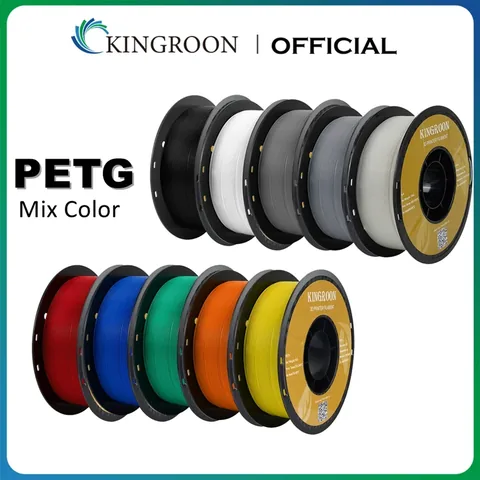 다양한 색상의 킹룬 PETG 필라멘트 스풀