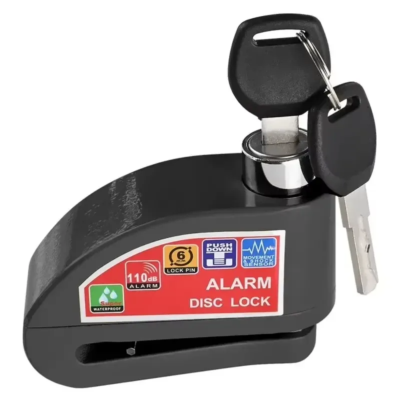 블랙 컬러 디스크락 정면