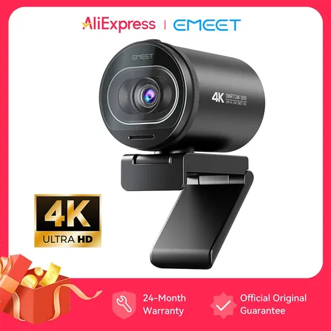 EMEET S600 4K 웹캠 박스와 본체