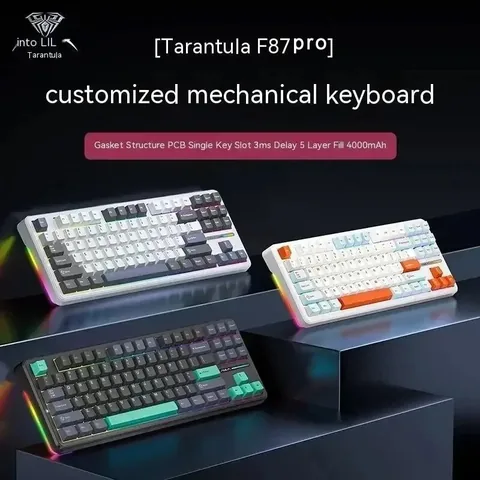 AULA F87 Pro 기계식 키보드, 가성비 무선 직구 리뷰 정리