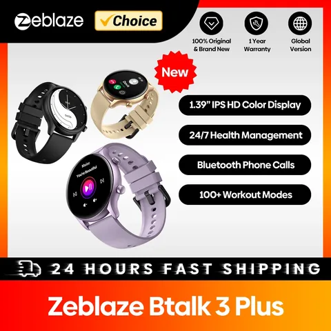 Zeblaze Btalk 3 플러스 제품 색상별 구성 및 주요 기능 안내