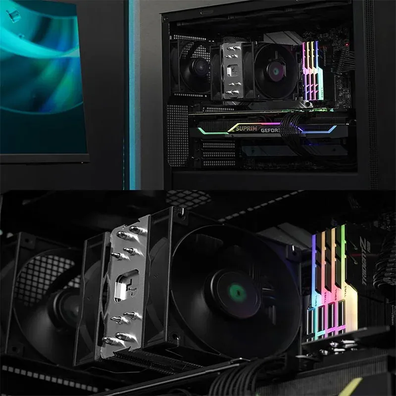 PC 케이스 내부에 장착된 AG400 플러스