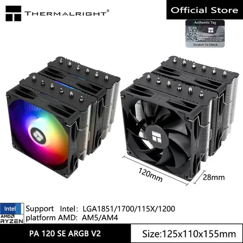 가성비 공랭 쿨러 추천, 써멀라이트 Peerless Assassin 120 SE V2 직구 분석