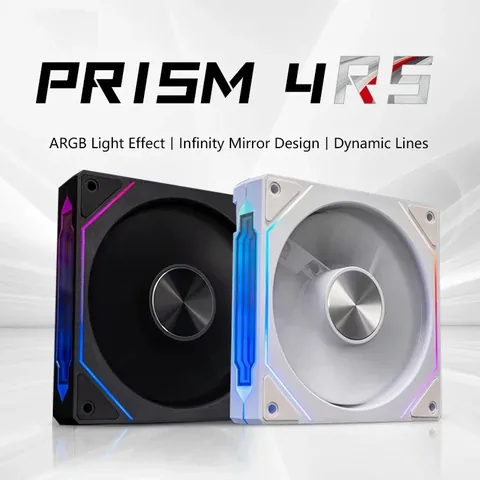블랙과 화이트 색상의 PRISM 4 RS 쿨링팬