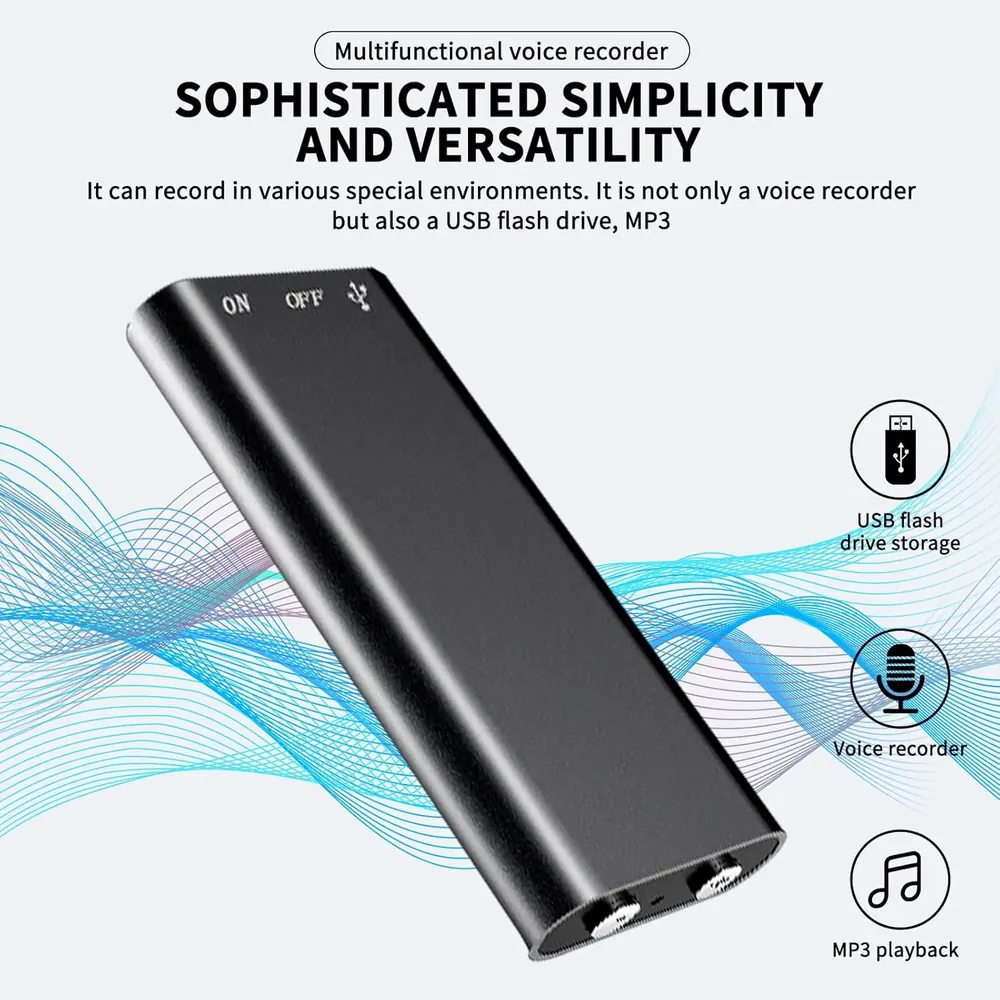 녹음기, USB, MP3 다기능 활용 예시