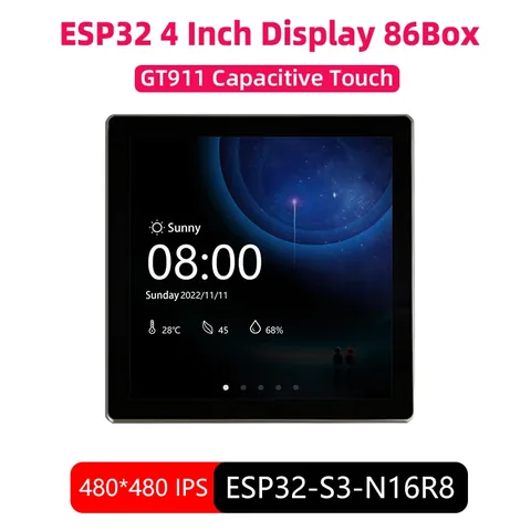 4인치 ESP32-S3 디스플레이 전면부