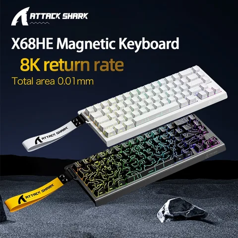 알리 직구 추천, ATTACK SHARK X68HE 자기식 게이밍 키보드