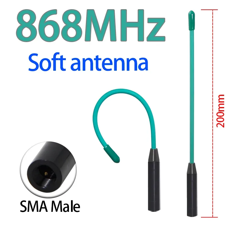 안테나 전체 길이 및 SMA 커넥터 단면