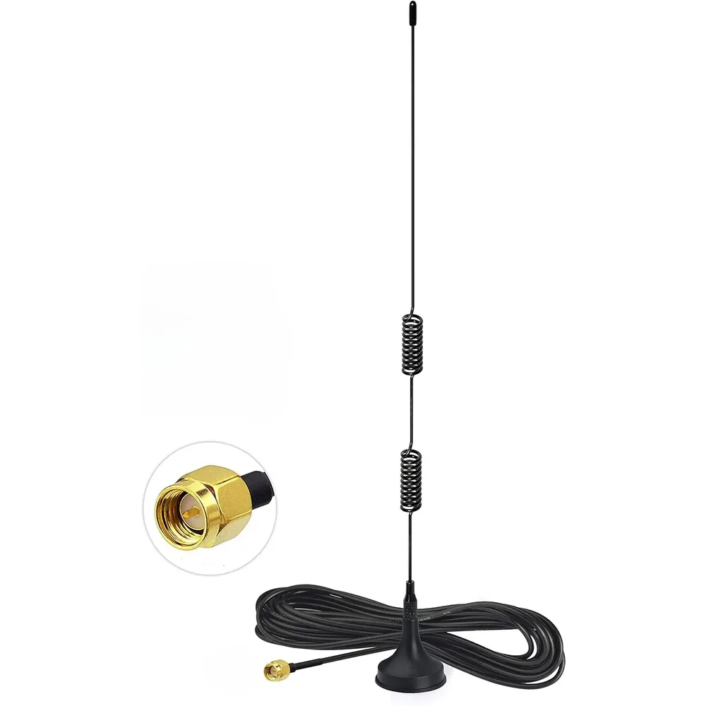 ADS-B 수신기 안테나와 SMA 커넥터 전체 구성