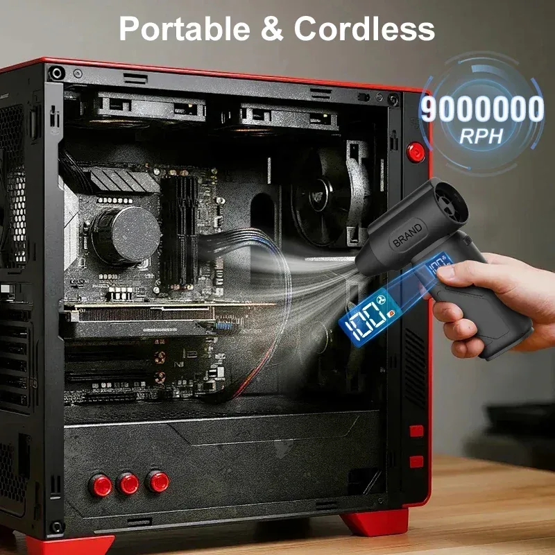 PC 본체 내부 먼지를 제거하는 모습