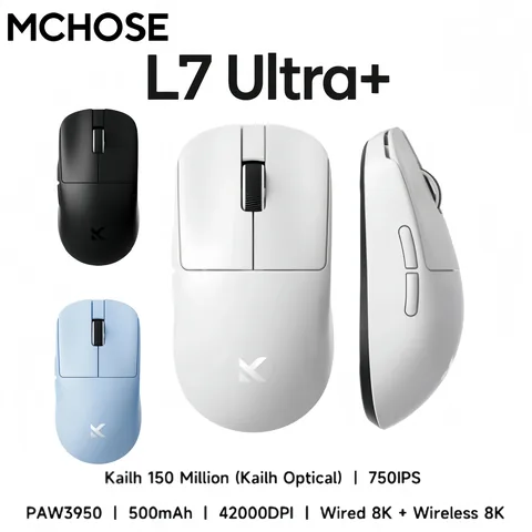 MCHOSE L7 마우스 색상 옵션과 스펙 요약