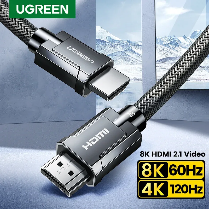 UGREEN HDMI 2.1 케이블 전체 디자인